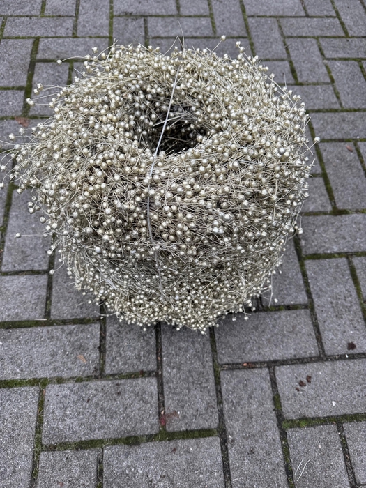 Krans Flax Gold 30 cm