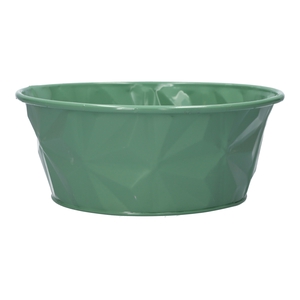 DF04-666774700 - Planter Zinna d21.5xh9 jade green