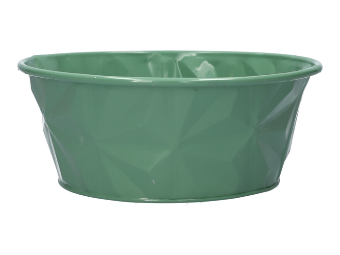 <h4>DF04-666774700 - Planter Zinna d21.5xh9 jade green</h4>