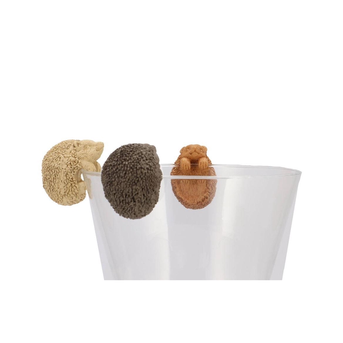 <h4>Hedgehog Woods Brown Hanging Polystone Ass 6x5x7cm Nm</h4>