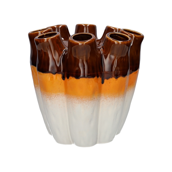 <h4>Vase Floriva d29xh28 brown\\cream</h4>