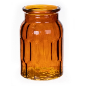 DF02-700031600 - Vase Ross d10/11.8xh17.8 amber