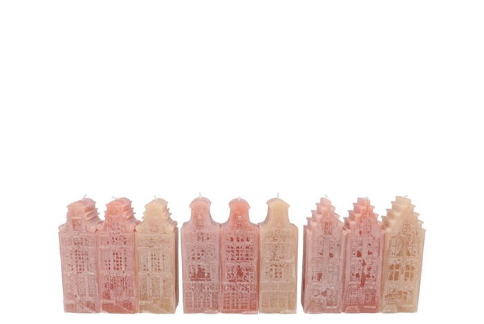 Amsterdam House Warm Sand Mix Candle 6x6x16cm