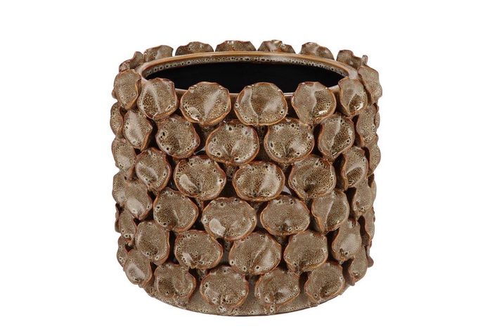 <h4>Nancy Sand Pot Round Flower 21x21x18cm</h4>