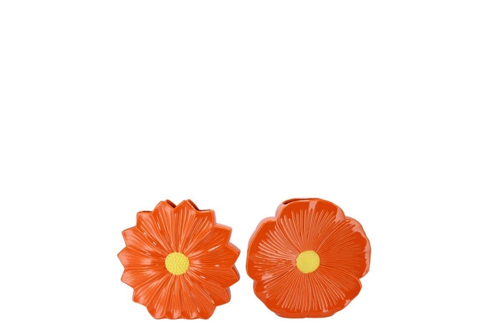 <h4>Bloom Orange Vase Daisy Ass 10x5x10cm</h4>