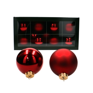 Christmas bauble Ball  80mm combi x8