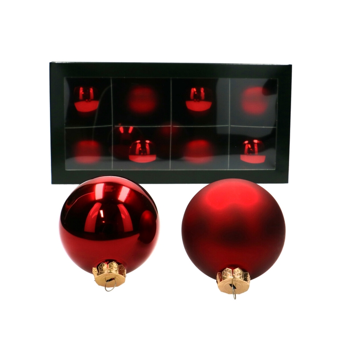 <h4>Christmas bauble Ball  80mm combi x8</h4>