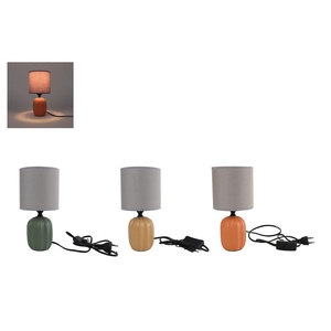 Tafellamp geel/oranje/gr. 12x12x24c