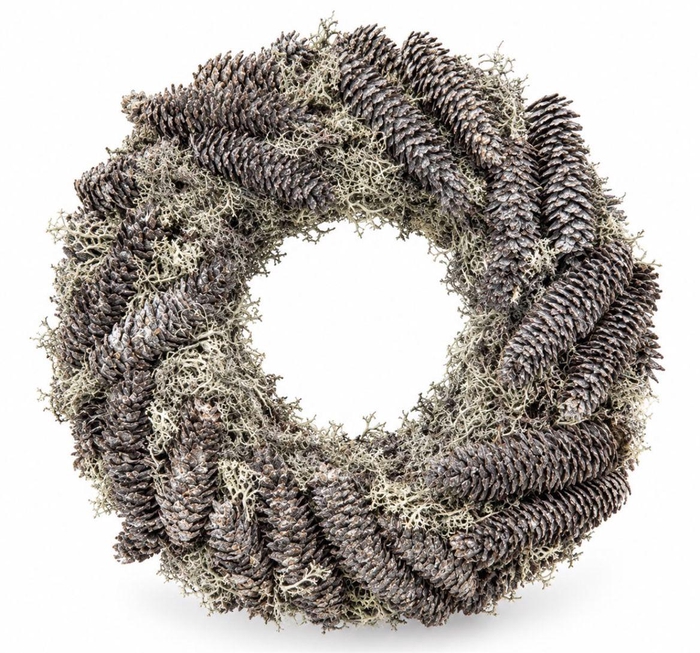 <h4>Wreath Boommos Stone Washed White</h4>