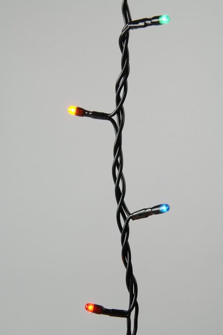 LAMPJES INDOOR MET FONKELEFFECT ZWARTE DRAAD - MULTICOLOR 360