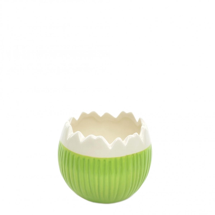 <h4>Easter Ceramics egg pot d08*7cm</h4>
