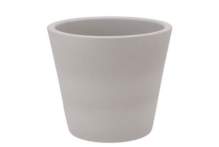 <h4>Vinci Matt Grey Container Pot 21x19cm</h4>