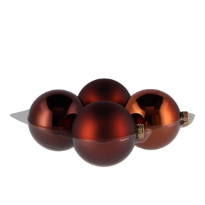 Glass Ball Combi Brown 100mm P/4