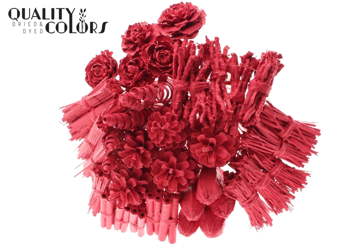 Bouquet Mix 40 stems Covered Red