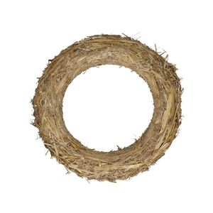 Wreath d25cm Straw