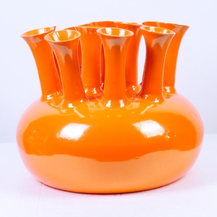 <h4>Alu Vase Antique Orange O 50cm</h4>