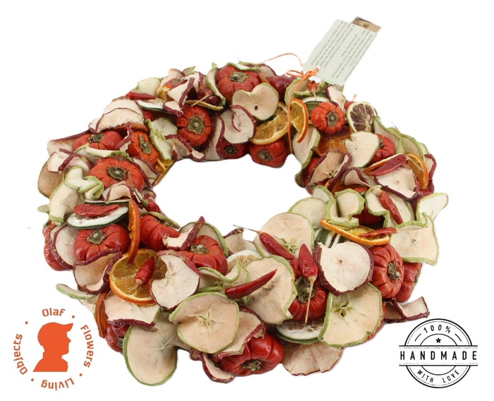 <h4>OBJECT WREATH DRIED FRUIT Ø30CM</h4>
