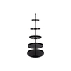 Storage Shelf Swirl Wild Black 63x63x155cm
