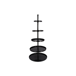 Storage Shelf Swirl Wild Black 63x63x155cm