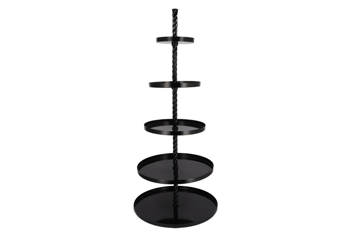 Storage Shelf Swirl Wild Black 63x63x155cm