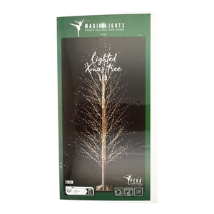 DF12-PT-19320 - Tree 210cm white 1700led btn