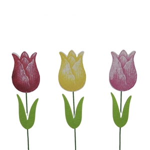Deco Tulp hout 7cm