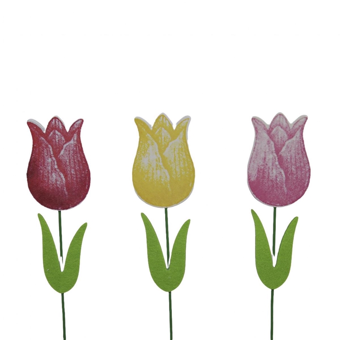 <h4>Deco Tulp hout 7cm</h4>