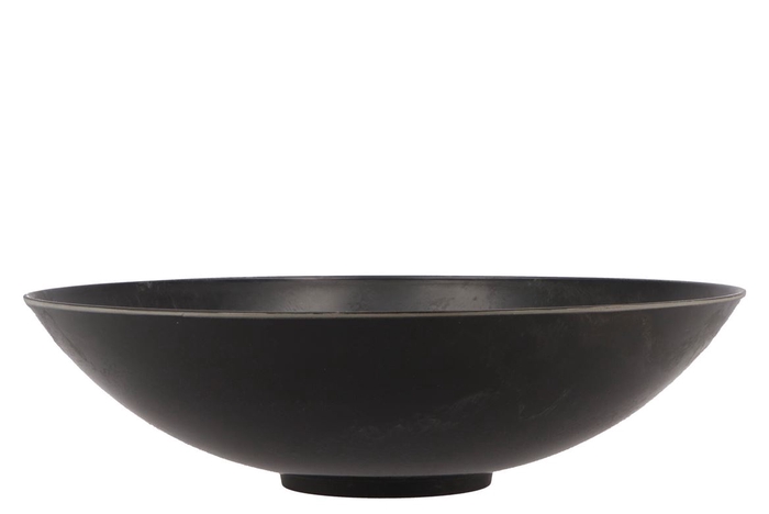 Mélamine Coupe En Bowl Rond Gris 35x9cm