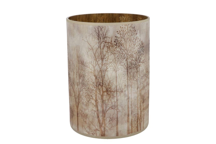 <h4>Ruby Brown T-light Forest 18x24cm</h4>