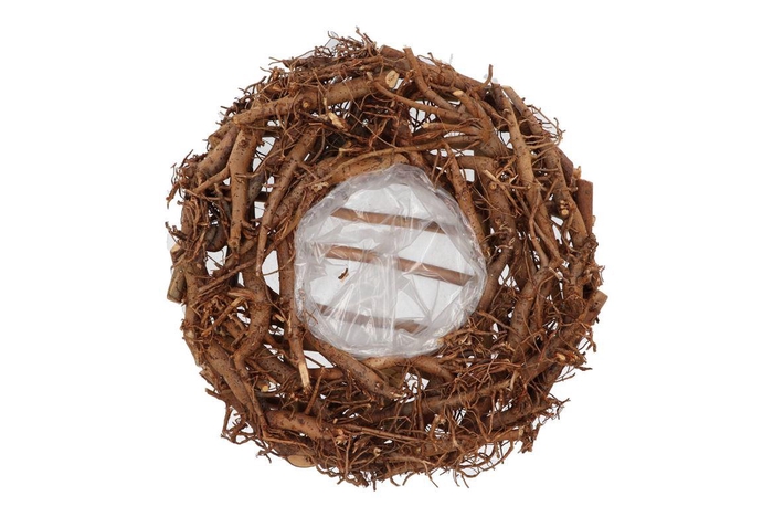 <h4>Wreath Root Wood Brown 40cm Nm</h4>