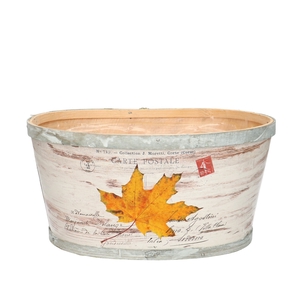 Wood Leaf tray 22*18*11cm