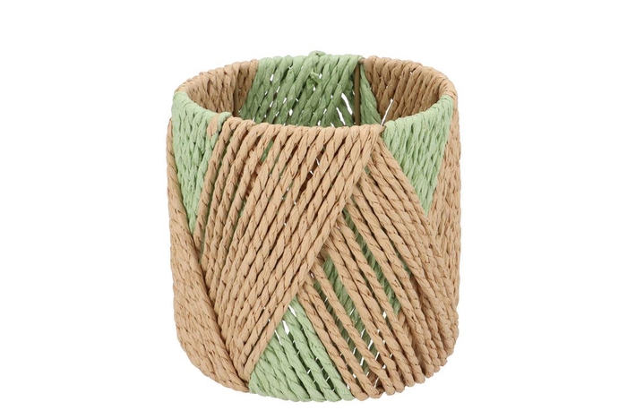 <h4>Gaby Pistache Candle Stand 14x14cm Nm</h4>