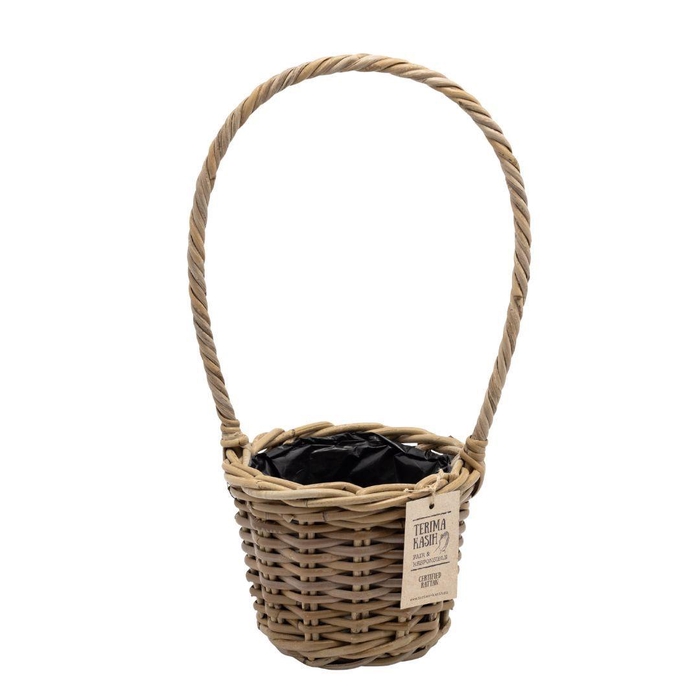 <h4>Baskets rattan Terima handle 18*15/45cm</h4>