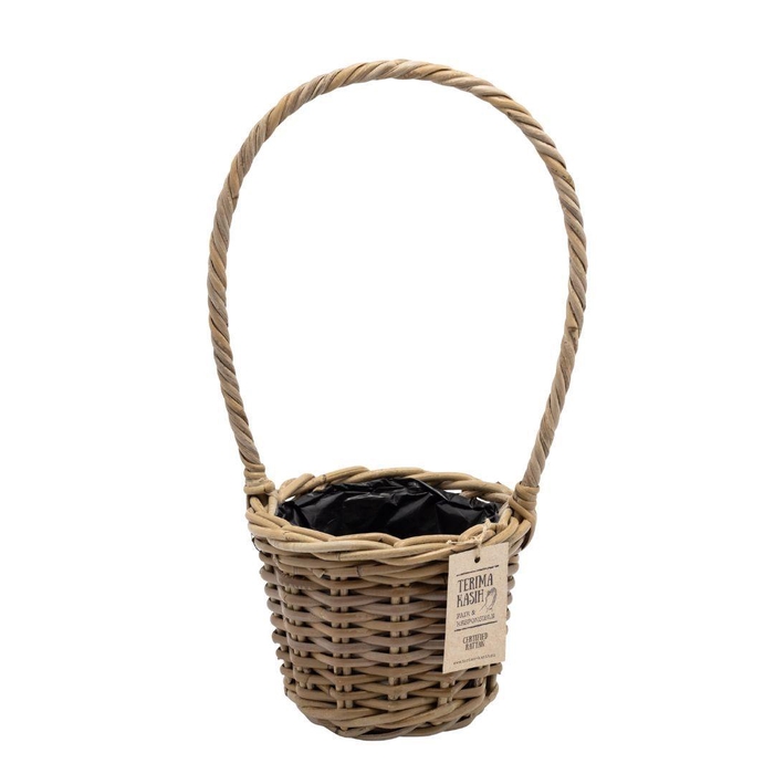 <h4>Manden rotan Terima hengsel 18*15/45cm</h4>