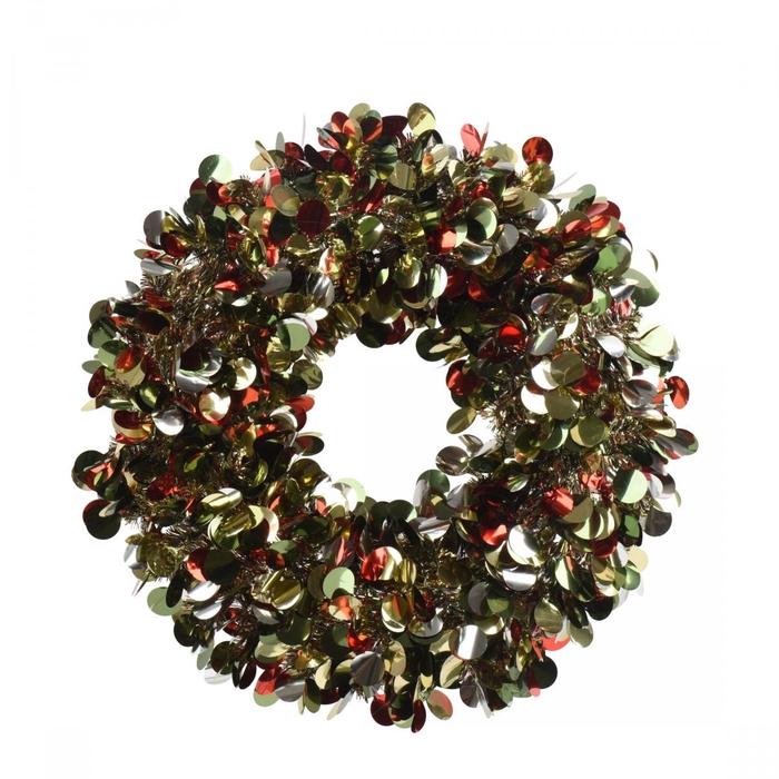 <h4>Christmas d38cm Wreath shiney</h4>