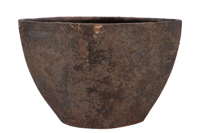 <h4>Batu Grey Oval Bowl 38x19x28cm</h4>