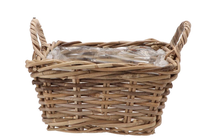 <h4>Rattan Kuboo Pot Square 30x15cm</h4>