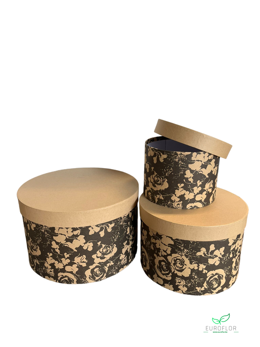 HOEDENDOOS MOKA 3BOXES 24X14,5H 27X18H 33X20H