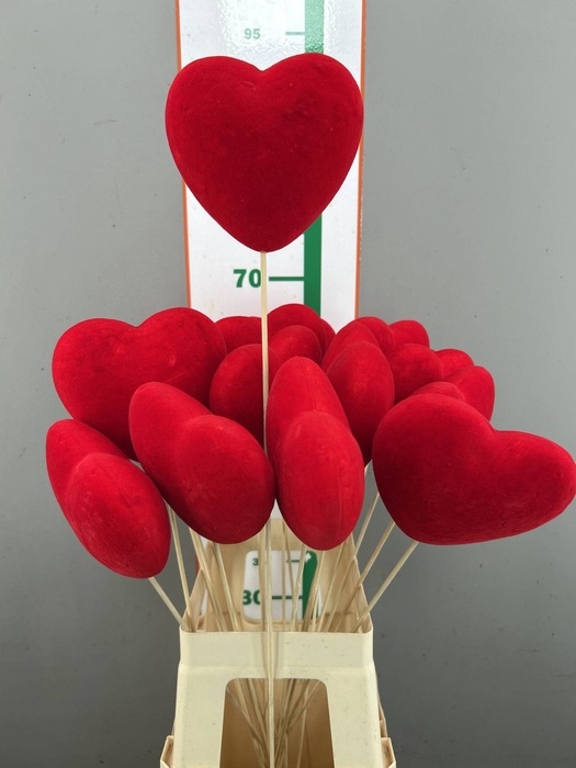 HART FLOCK ROOD 15 CM XXL