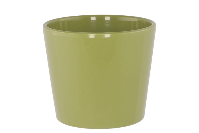 <h4>Ceramic Amazone Green Pot 13cm</h4>