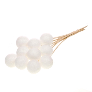 Snwball 6cm O/s White