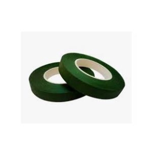 FITA FLORAL TAPE GREEN 1,2 CM X 27 M PL101 LISO VERDE MUSGO 101