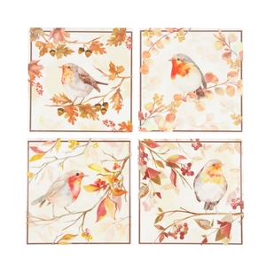 Homedeco Onderzetter vogel d10cm