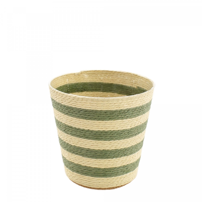 <h4>Mandwerk Striped pot d12.5*12.5cm</h4>