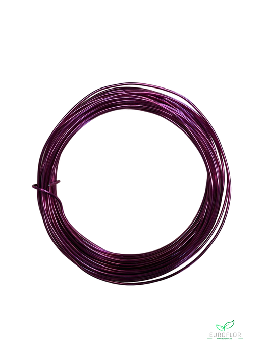 ALUMINIUM WIRE 2MM STRONG PINK 12M 100GR