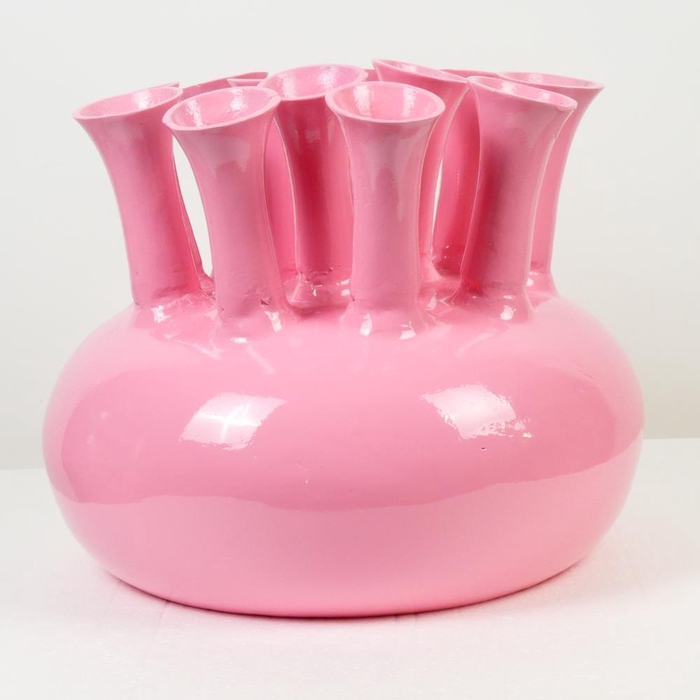 <h4>Alu Vase Antique Pink O 50cm</h4>