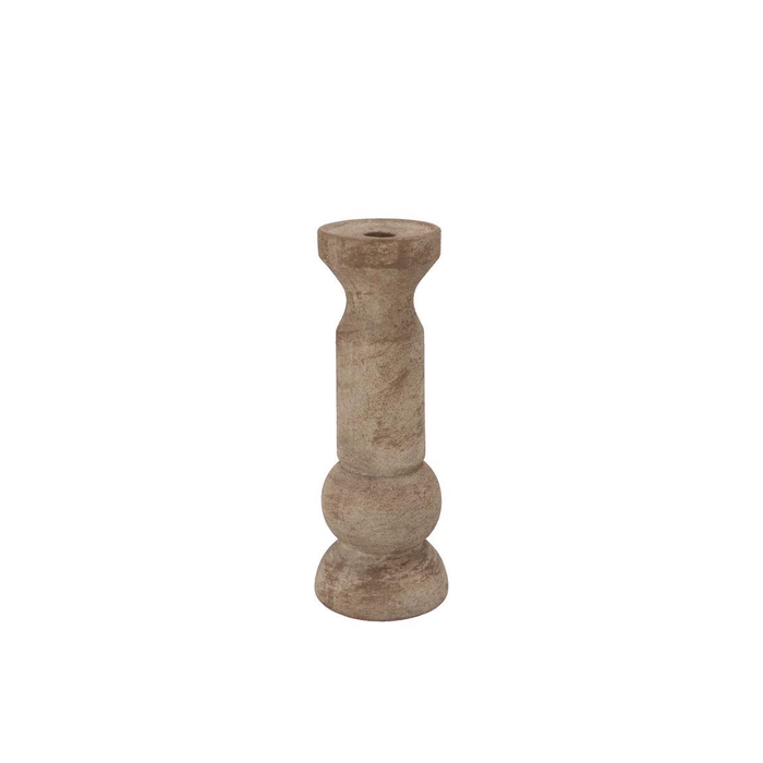 <h4>Florence Antique Bronze Candle Holder 11x11x29cm</h4>