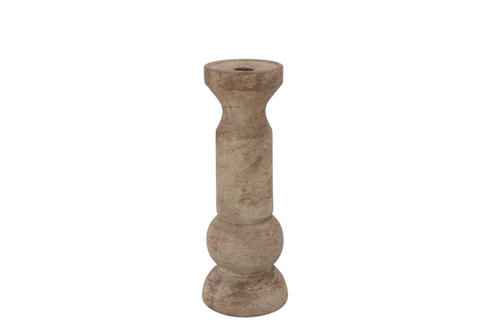 <h4>Florence Antique Bronze Candle Holder 11x11x29cm Nm</h4>