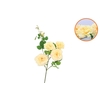 Silk Wild Rose Yellow Single Stem 116cm
