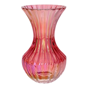 Vase Zelune d12/12.5xh20.5 pink+pea